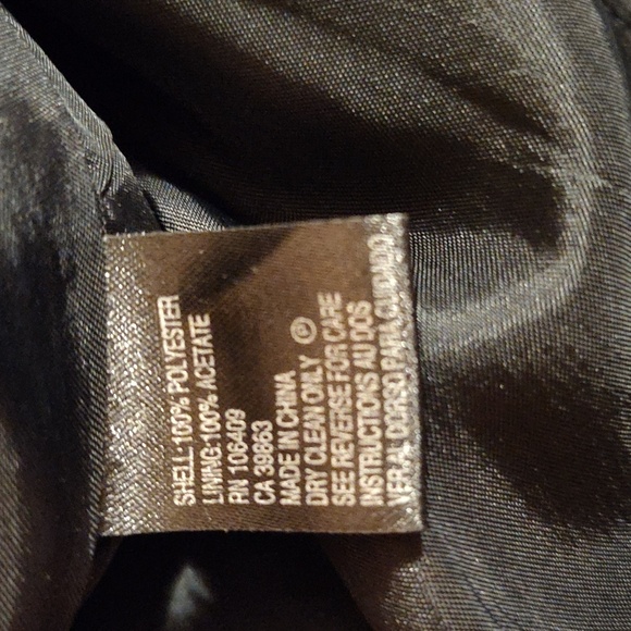 Tahari ASL Womens Double-Breasted Three-Quarter Length Dressy Overcoat Black 16 - Picture 14 of 14